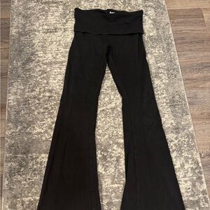 pacsun fold over flare leggings